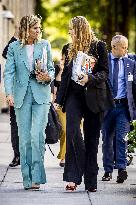 Queen Máxima And Princess Amalia Visit Washington