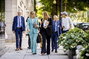 Queen Máxima And Princess Amalia Visit Washington