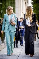Queen Máxima And Princess Amalia Visit Washington