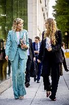 Queen Máxima And Princess Amalia Visit Washington