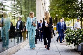 Queen Máxima And Princess Amalia Visit Washington