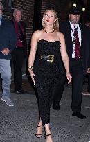 Scarlett Johansson at The Late Show - NYC