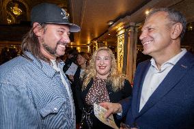 Guillaume Diop Unveils His Wax Statue at The Grevin Museum - Paris
