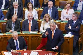Hungarian Parliament's Autumn Session - Budapest