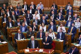 Hungarian Parliament's Autumn Session - Budapest