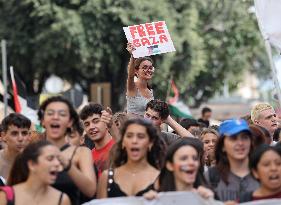 ITALY-ROME-PRO-PALESTINE-PROTES