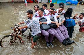 Heavy Rains Flood Dhaka - Bangladesh