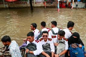 Heavy Rains Flood Dhaka - Bangladesh