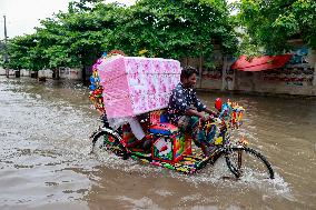 Heavy Rains Flood Dhaka - Bangladesh