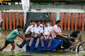 Heavy Rains Flood Dhaka - Bangladesh