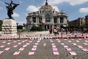 Demonstration Demanding Justice For Victims Of Feminicides - Mexico
