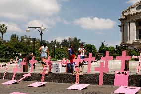 Demonstration Demanding Justice For Victims Of Feminicides - Mexico