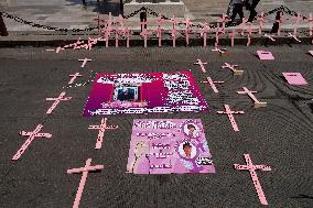 Demonstration Demanding Justice For Victims Of Feminicides - Mexico