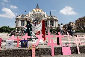 Demonstration Demanding Justice For Victims Of Feminicides - Mexico