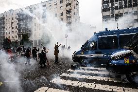 iVolent Clashes During The General Strike for Palestine - Milan