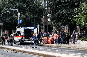 iVolent Clashes During The General Strike for Palestine - Milan