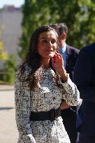 Queen Letizia Visit Cancer Research Center - Salamanca