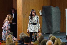 Queen Letizia Visit Cancer Research Center - Salamanca