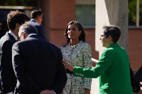Queen Letizia Visit Cancer Research Center - Salamanca
