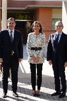 Queen Letizia Visit Cancer Research Center - Salamanca