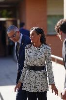 Queen Letizia Visit Cancer Research Center - Salamanca