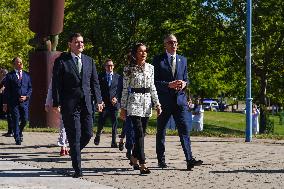 Queen Letizia Visit Cancer Research Center - Salamanca