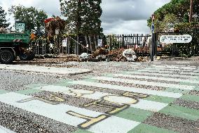 Farmers Protest Outside the Tarn-Et-Garonne Departmental Council - Montauban