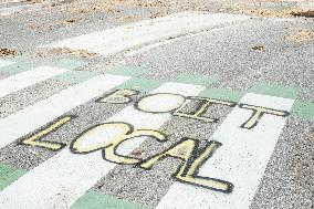 Farmers Protest Outside the Tarn-Et-Garonne Departmental Council - Montauban