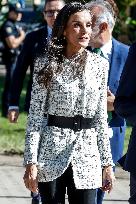 Queen Letizia Visit Cancer Research Center - Salamanca