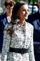 Queen Letizia Visit Cancer Research Center - Salamanca