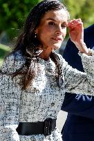 Queen Letizia Visit Cancer Research Center - Salamanca