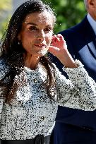 Queen Letizia Visit Cancer Research Center - Salamanca