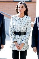 Queen Letizia Visit Cancer Research Center - Salamanca