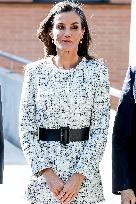 Queen Letizia Visit Cancer Research Center - Salamanca