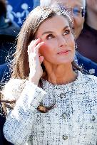 Queen Letizia Visit Cancer Research Center - Salamanca