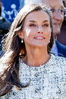 Queen Letizia Visit Cancer Research Center - Salamanca