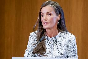 Queen Letizia Visit Cancer Research Center - Salamanca