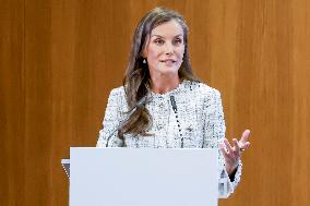 Queen Letizia Visit Cancer Research Center - Salamanca