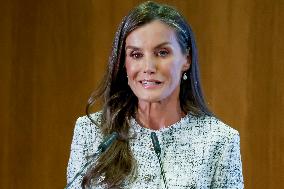 Queen Letizia Visit Cancer Research Center - Salamanca