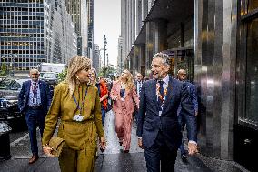 Princess Amalia and Queen Maxima On a Trip for The UN - NYC