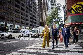 Princess Amalia and Queen Maxima On a Trip for The UN - NYC