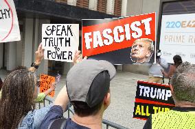 Anti-Trump rally in N.Y.