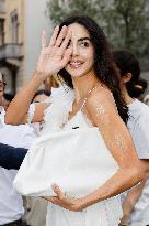 MFW - Alberta Ferretti Arrivals