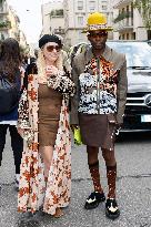 MFW - Alberta Ferretti Arrivals