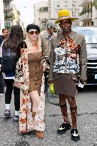 MFW - Alberta Ferretti Arrivals