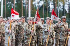 The transfer of authority ceremony