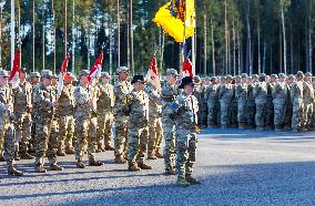 The transfer of authority ceremony