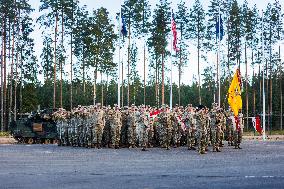 The transfer of authority ceremony