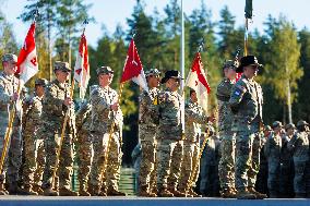 The transfer of authority ceremony