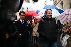 PM Lecornu Meets With Trade Unions - Paris